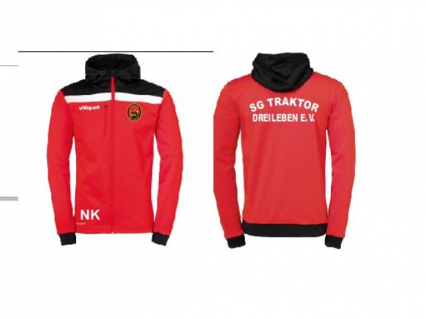SG Traktor Dreileben e.V. Offense 23 Multi Hoody rot, inkl. Druck